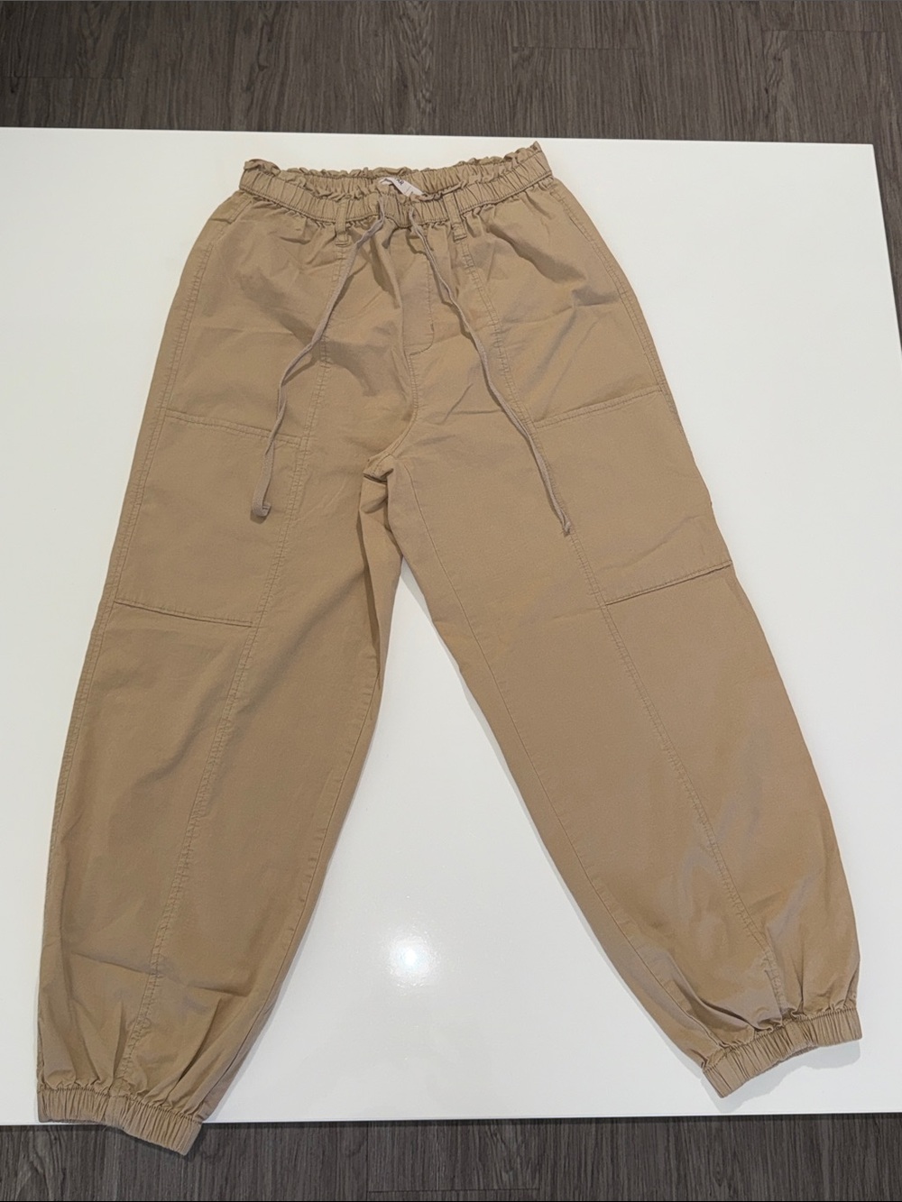 Vanilla Star Tan Cargo Joggers for Women Sz S